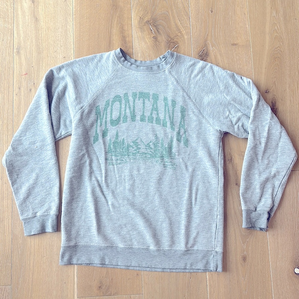 Free People retrobrand Montana sweatshirt